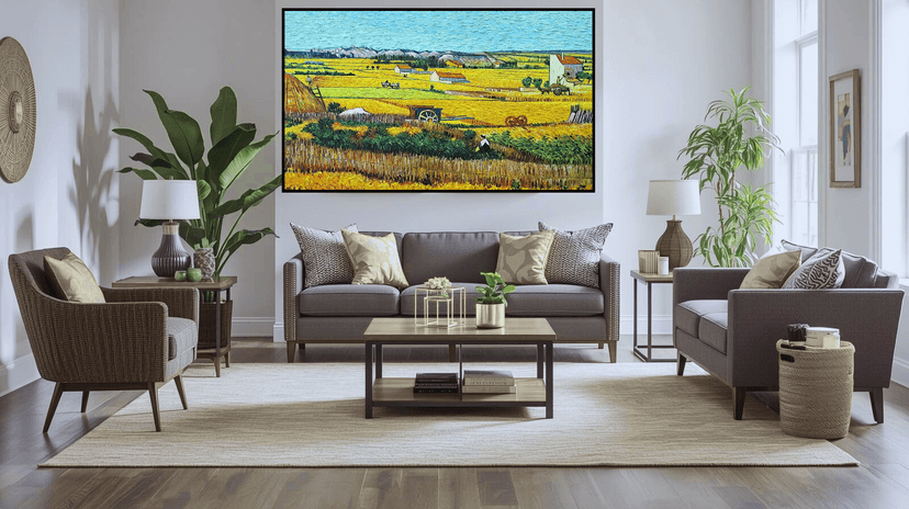 Tranh cánh đồng lúa Van Gogh